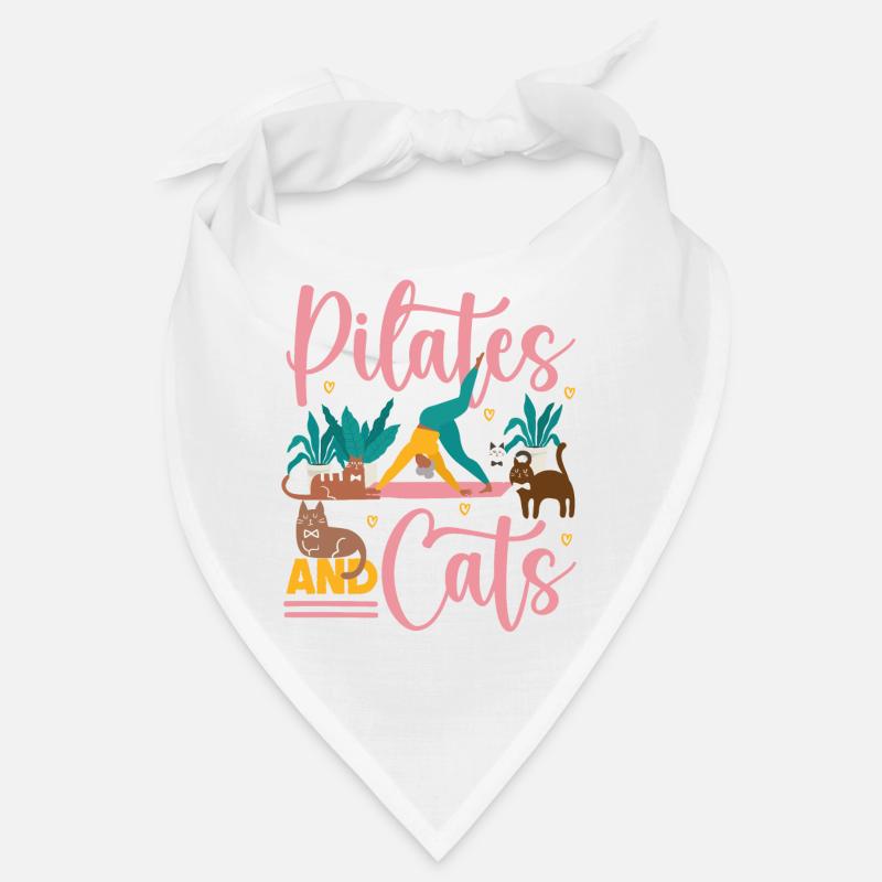 Instructeur de Pilates Enseignant Chat Bandana