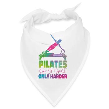 Pilates Instructor Teacher - Bandana - Weiß - Vorne