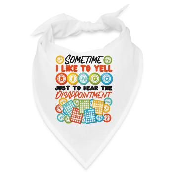 Bingo Player Sometimes I Like To - Bandana - Weiß - Vorne