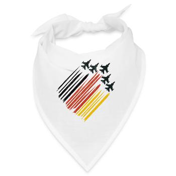 Deutscher Jetpilot Flieger Jet Pilot Düsenflieger - Bandana - Weiß - Vorne