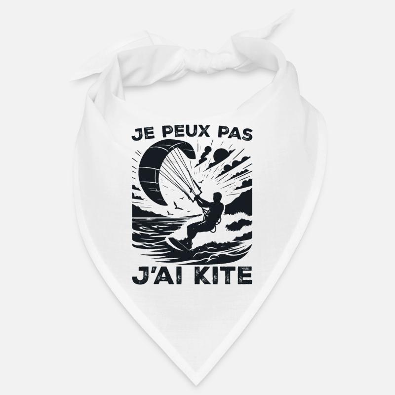 I Can't I Kite Gift Humor Kitesurfer Bandana