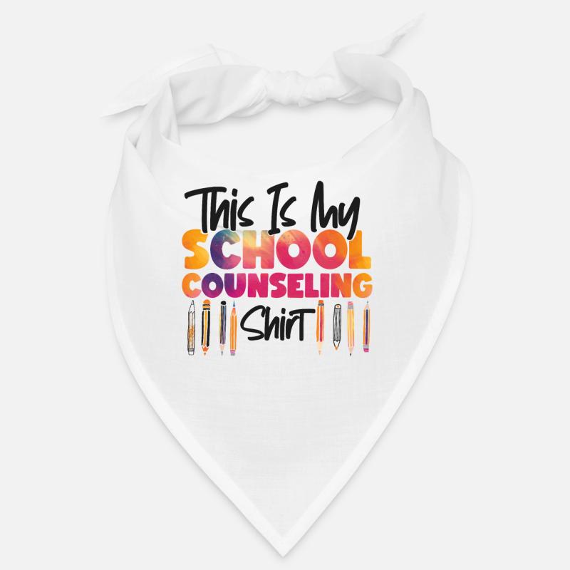 School Counselor Watercolor This Bandana