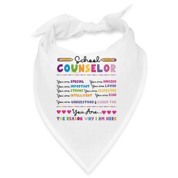 School Counselor School Counselor - Bandana - Weiß - Vorne
