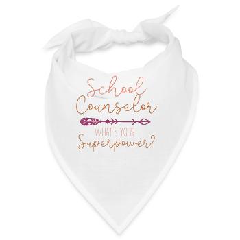 School Counselor I'm A School - Bandana - Weiß - Vorne