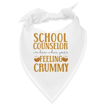 School Counselor Pun School - Bandana - Weiß - Vorne
