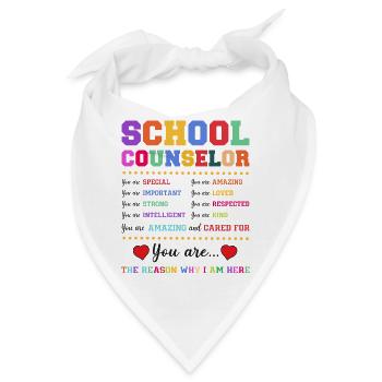 School Counselor School Counselor - Bandana - Weiß - Vorne