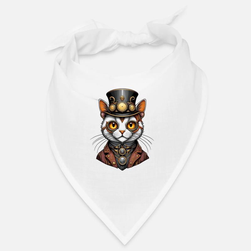 Steampunk-Katze Bandana