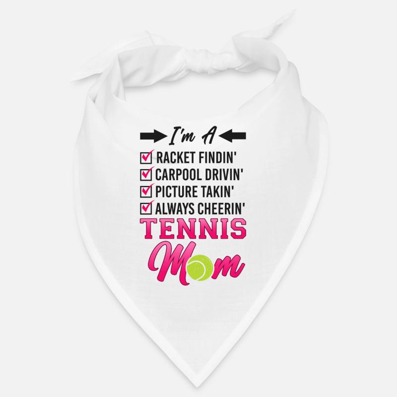 Funny Tennis Player Racket Mom I'm Bandana