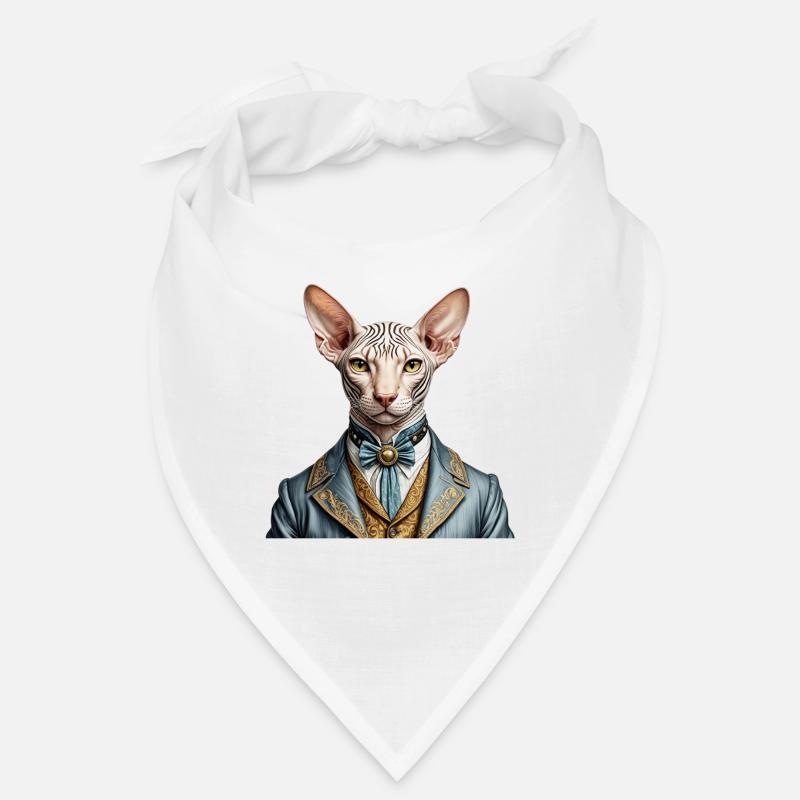 Sphynx élégant Bandana