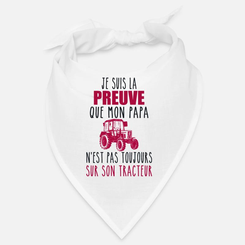 Beweis, dass mein Papa Traktor | Bauer Papa Bandana