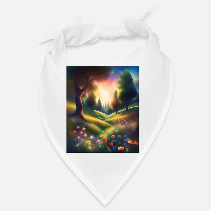 Magnifique conception graphique de forêt Bandana