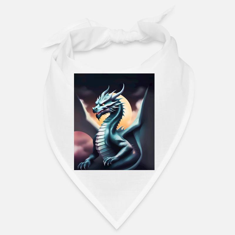 Grauer Drache Bandana