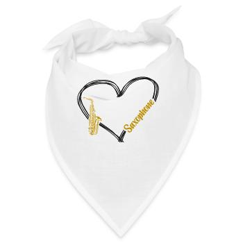 Saxophone Saxophone - Bandana - Weiß - Vorne