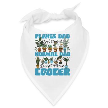 Plant Lover Gardening Dad Plants - Bandana - Weiß - Vorne