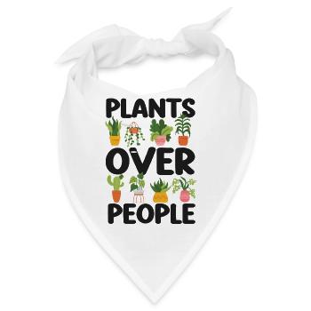 Plant Lover Gardening Plants Over - Bandana - Weiß - Vorne
