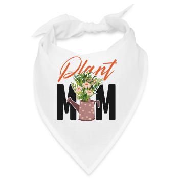 Plant Lover Gardening Plant Mom - Bandana - Weiß - Vorne