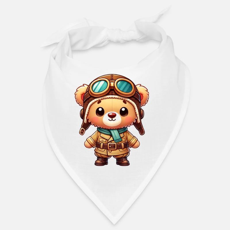 Teddybär Pilot Bandana