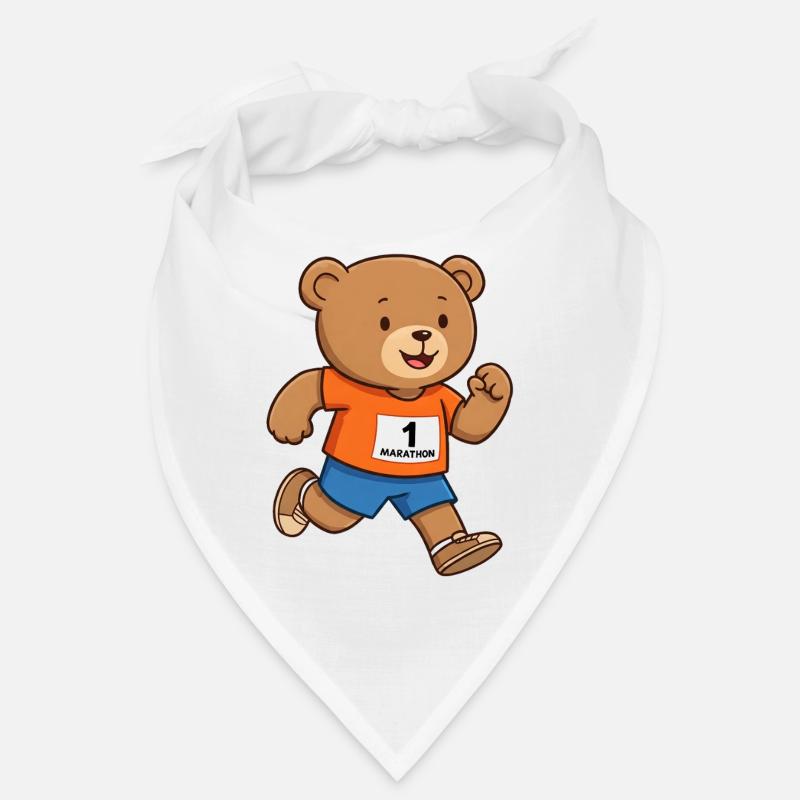 Teddy Bear Marathon Runner Bandana