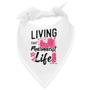 Pharmacy Tech Technician - Bandana - Weiß - Vorne