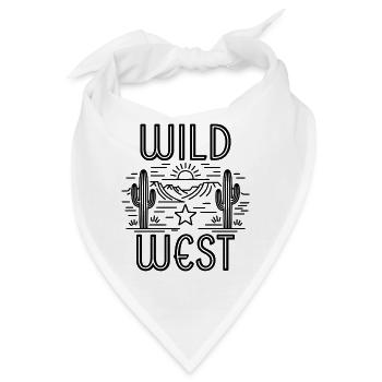 Wilder Westen - Bandana - Weiß - Vorne