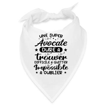 Ein großartiger Anwalt - Anwalt Geschenk - Bandana - Weiß - Vorne