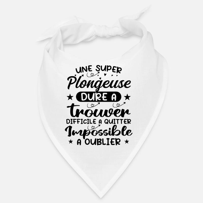 Une Super Plongeuse - Cadeau plongeuse Bandana