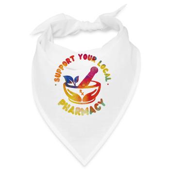 Pharmacy Tech Technician - Bandana - Weiß - Vorne
