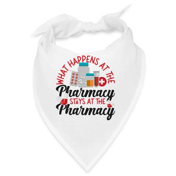 Pharmacy Tech Technician - Bandana - Weiß - Vorne