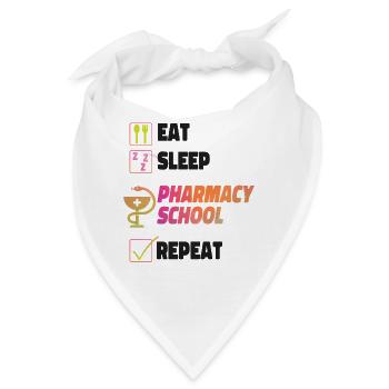 Pharmacy Tech Technician - Bandana - Weiß - Vorne