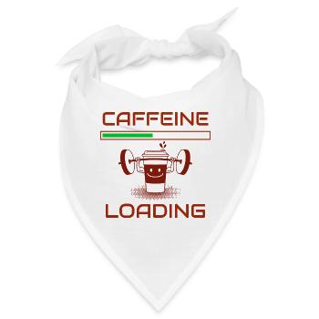 Koffeinladungsdesign für alle Kaffeeliebhaber. - Bandana - Weiß - Vorne
