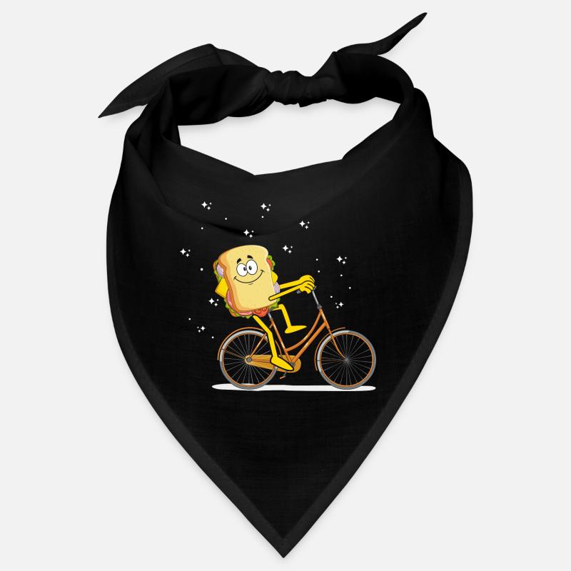 Cyclists Sandwich Cycling Bicycle Bread Bandana