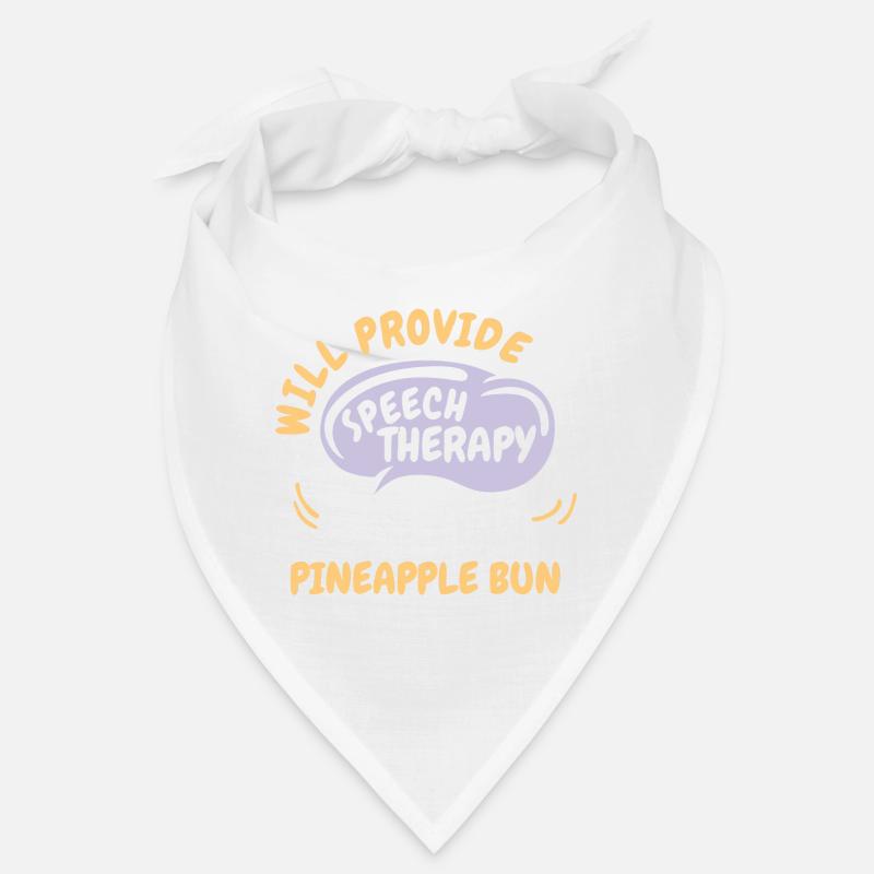 Provide Speech Therapy for Pineapple Bun Funny Bandana