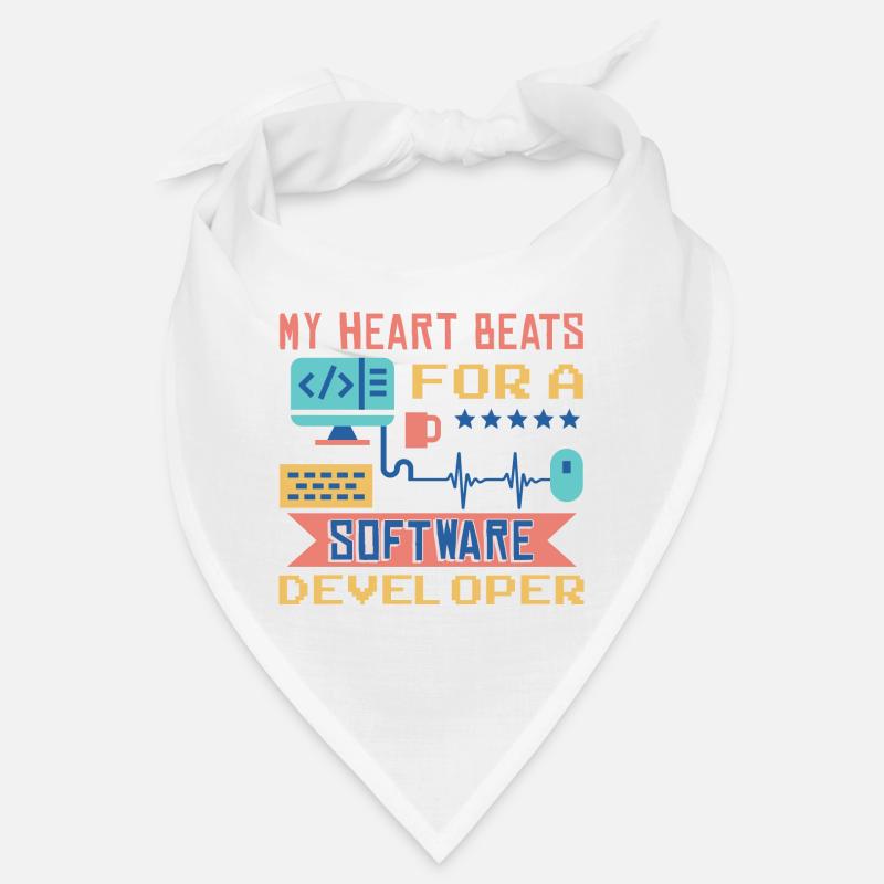 My Heart Beats For A Software Developer Bandana