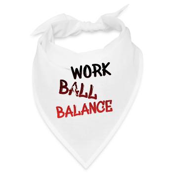 Basketball, Baller, Player, Streetball - Bandana - Weiß - Vorne