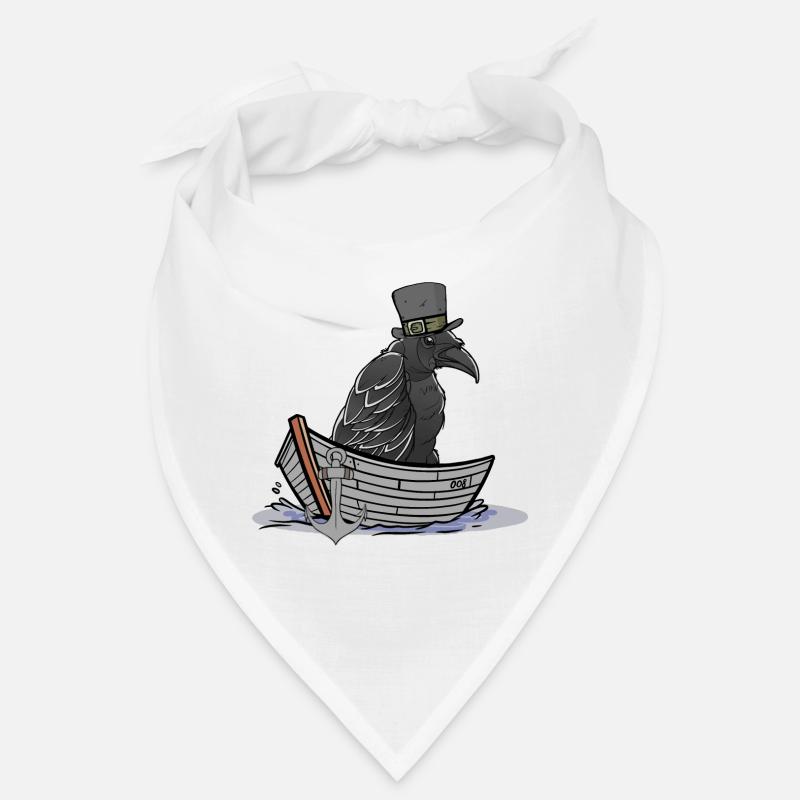 Crow Raven Ferryman Ravens Crows Bateau Bateaux Bandana