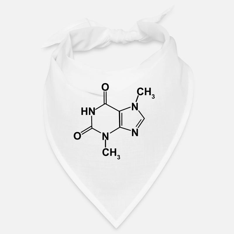 Chocolat Formule chimique pour le cacao - Bandana - blanc