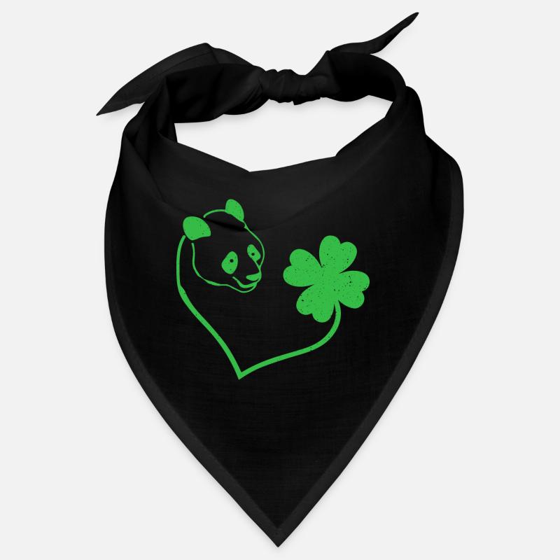 Panda Cloverleaf Coeur Cloverleaf Bandana