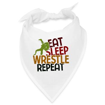 Grappling Martial Arts Wrestling - Bandana - Weiß - Vorne