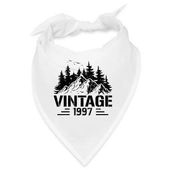 T-Shirt VINTAGE 1997 - Bandana - Weiß - Vorne