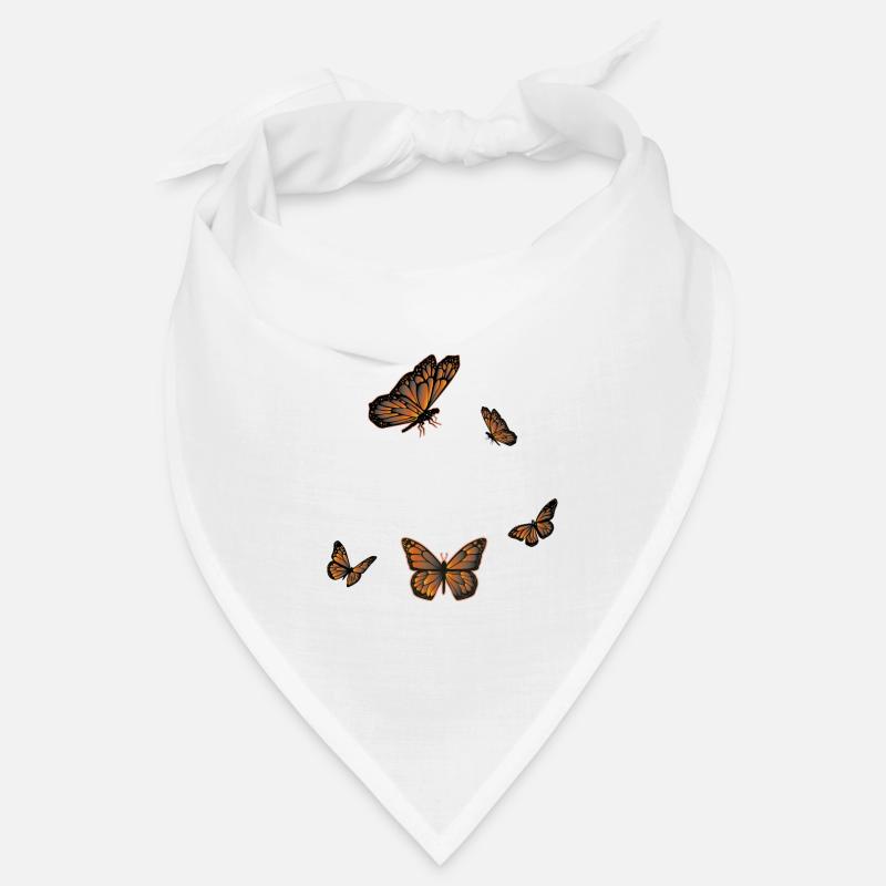 Monarch-Mädchen - Bandana - Weiß