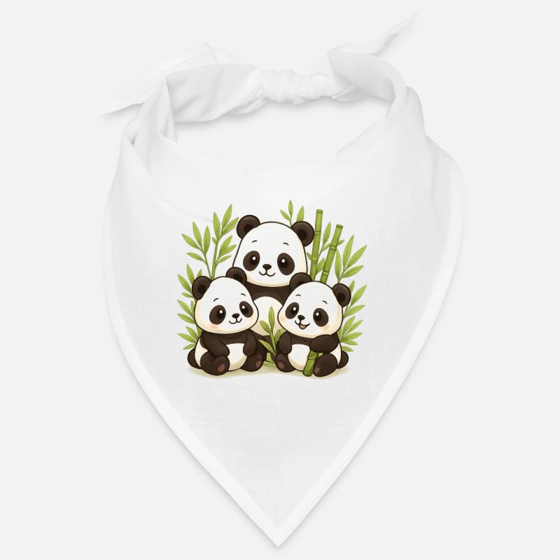 Cute Panda Bamboo Forest Bandana