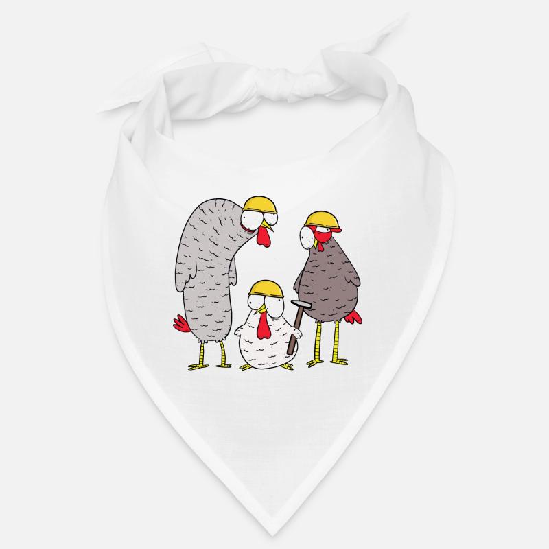 Équipe de déploiement de clients de chantier de construction Hammer Bandana