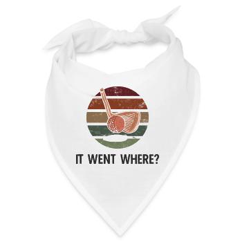 Golfplatz zum Golfen Golf - Bandana - Weiß - Vorne