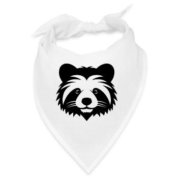 Kleiner Panda - Bandana - Weiß - Vorne