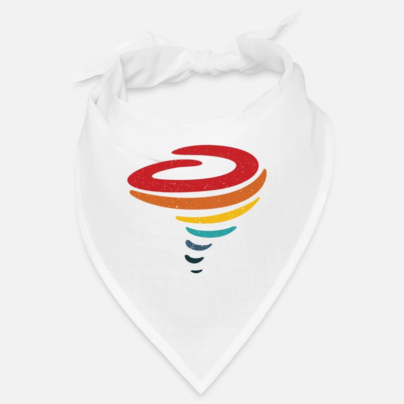 Tornado Retro-Design - Sturm-Jäger-Geschenk Bandana