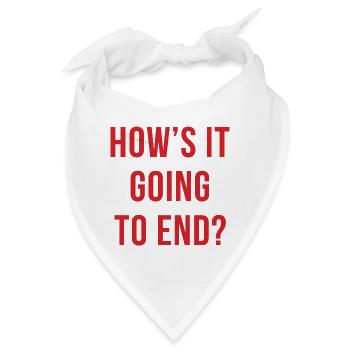 How es Going To End - Bandana - Weiß - Vorne