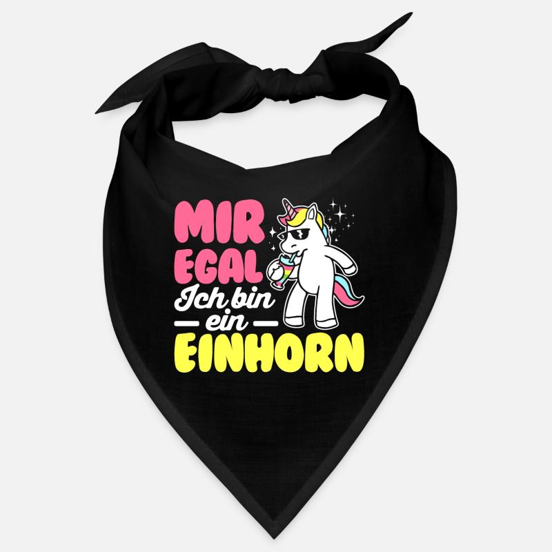 Mir Egal Ich Bin Ein Einhorn Regenbogen Süß Glitze Bandana