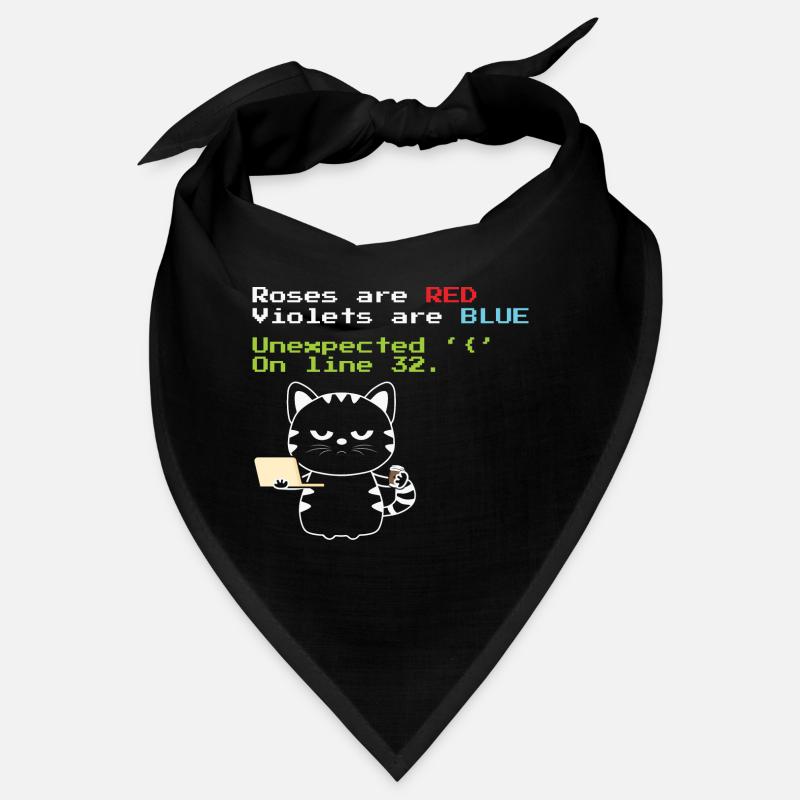 Drôle de chat de codage Progrmmer nerd geek Bandana