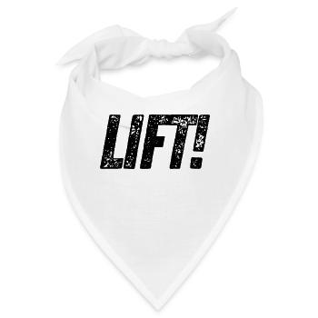 Lift! - Bandana - Weiß - Vorne