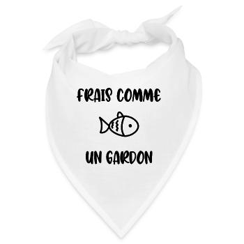 frisch wie eine Kakerlake - Bandana - Weiß - Vorne